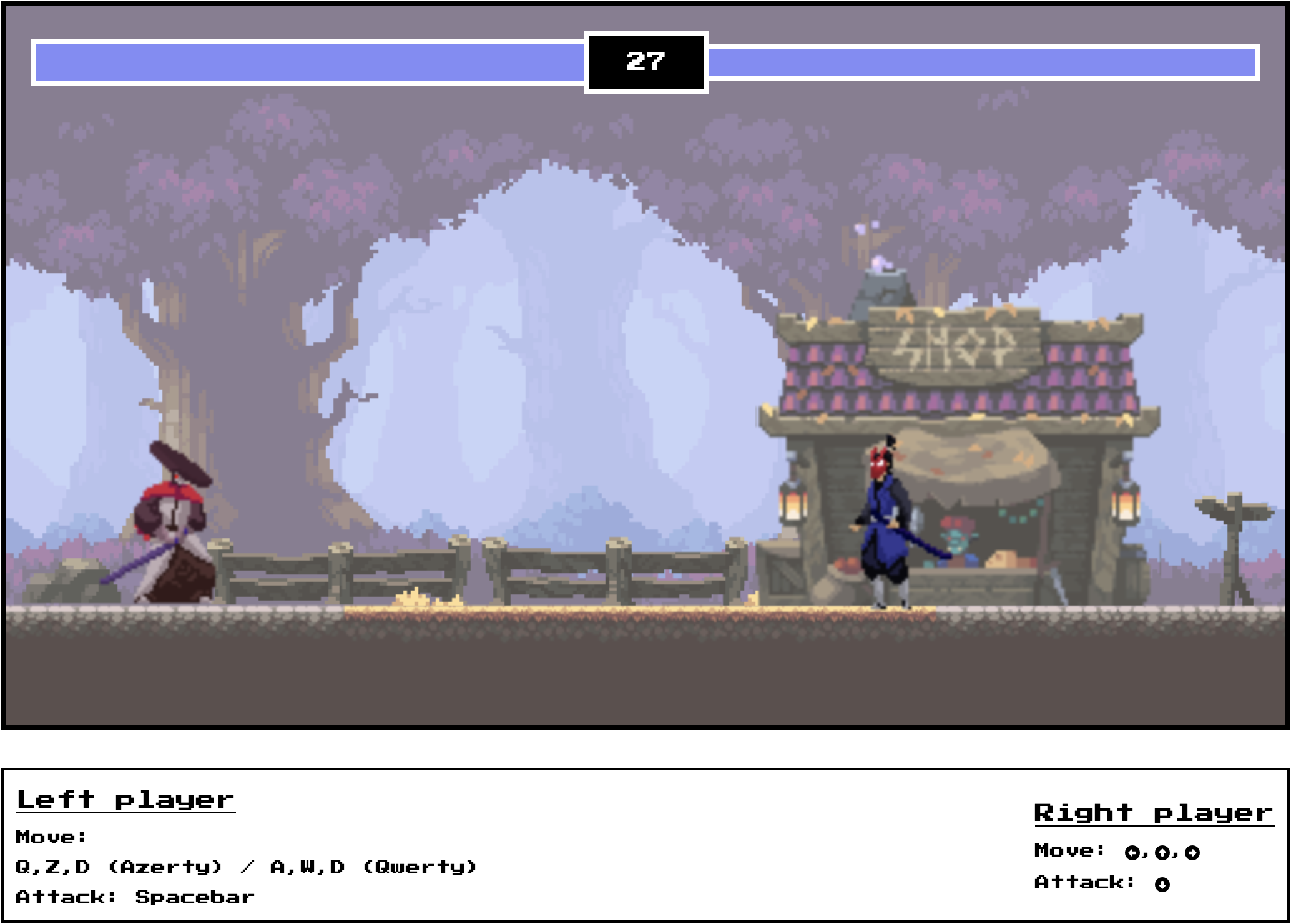 JS Fighting Game screenshot